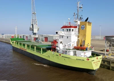 Mai Lehmann moored in Delfzijl, 09-03-2024