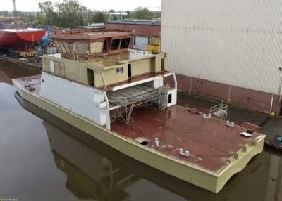 Meine Fähre 1 under construction at GS Yards B.V. in Waterhuizen, 05-05-2023