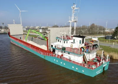Sarah-B moored in Delfzijl, 09-03-2024