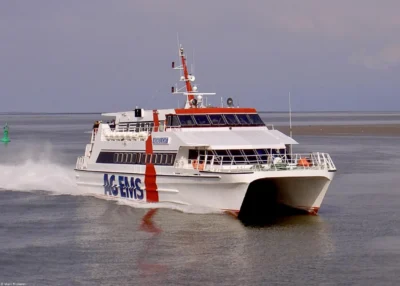 Nordlicht on river Ems, 19-07-2004