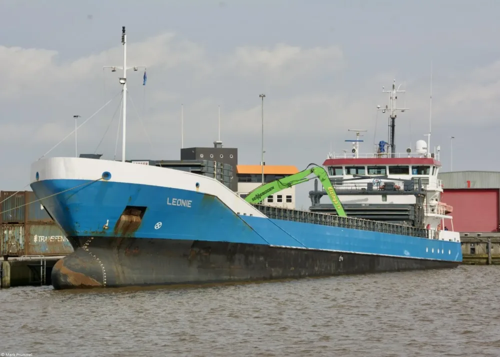 Ankie moored in Delfzijl, 14-03-2024