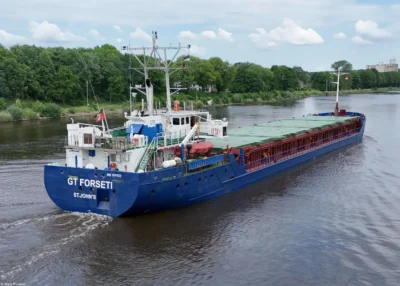 GT Forseti in Kiel Canal passing Hohenhörn, 20-05-2024