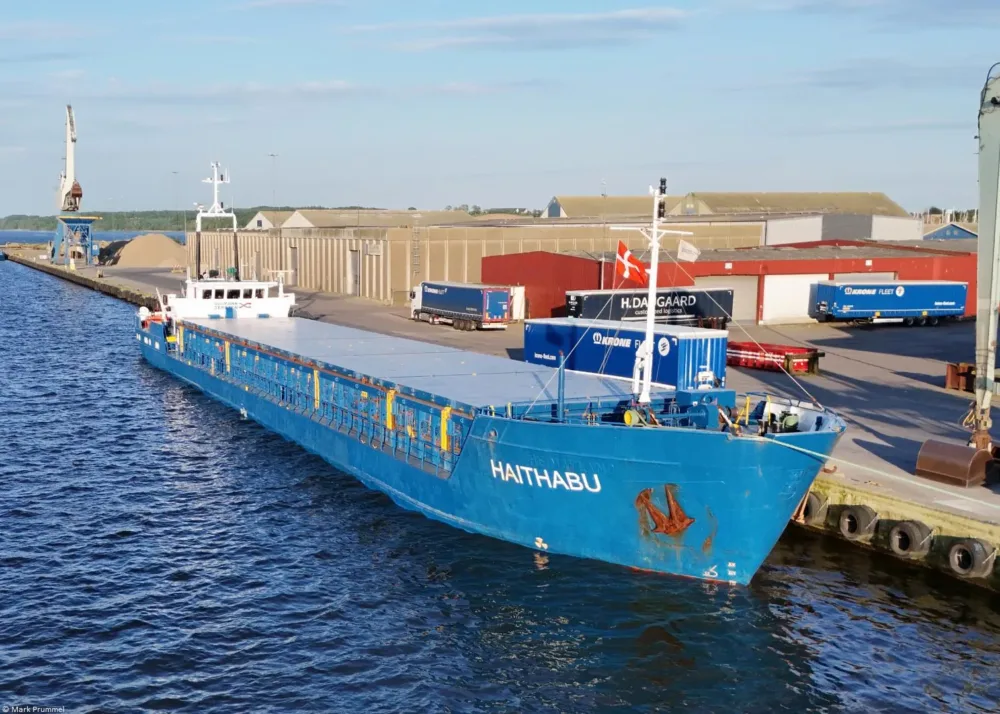 Haithabu moored in Kolding, 19-05-2024