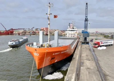 Lady Hanneke moored in Harlingen, 12-04-2024