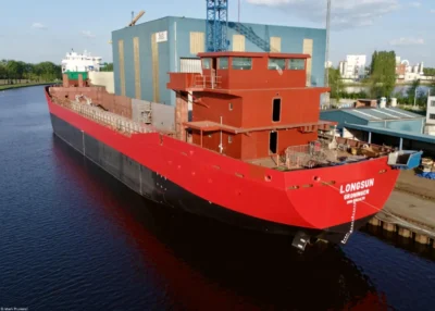 Longsun under construction at Ship and Steelbuilding B.V., 02-05-2024
