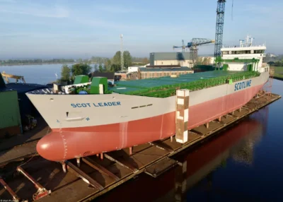 Scot Leader under construction at Passer SIDC, 04-05-2024