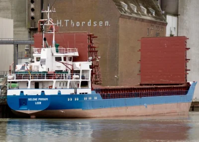 Selene Prahm moored in Husum, 27-06-2014