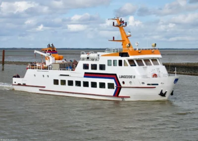 Langeoog II arriving in Bensersiel, 13-09-2024