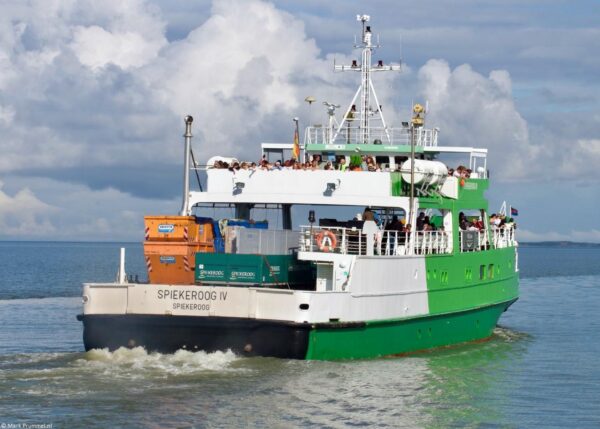 Spiekeroog IV departing from Neuharlingersiel, 16-09-2024