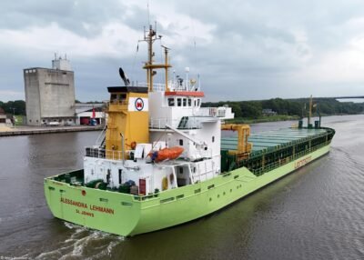 Alessandra Lehmann in Kiel Canal passing Hohenhörn, 23-07-2024