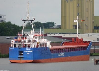 Fehn Courage departing from Leer, 26-07-2024