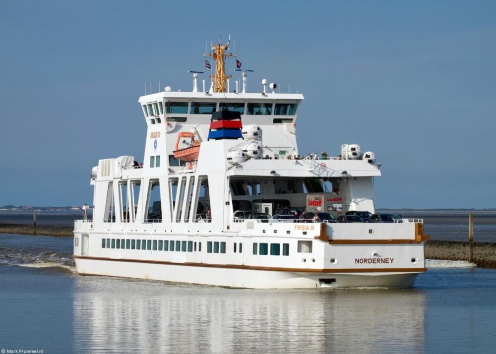 Frisia III arriving in Norddeich, 15-09-2024
