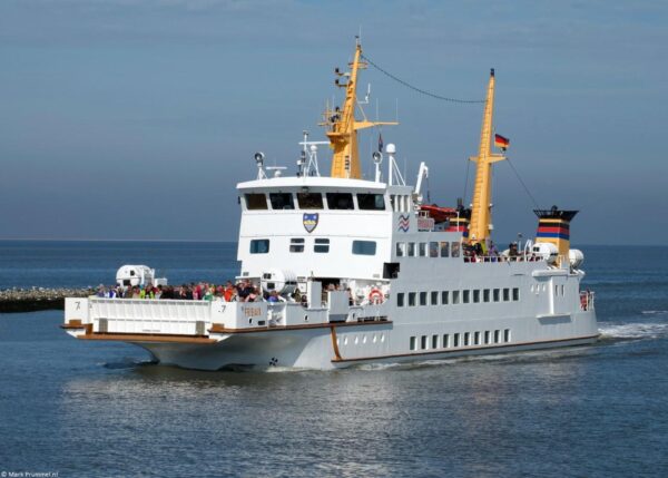 Frisia IX arriving in Norddeich, 15-09-2024