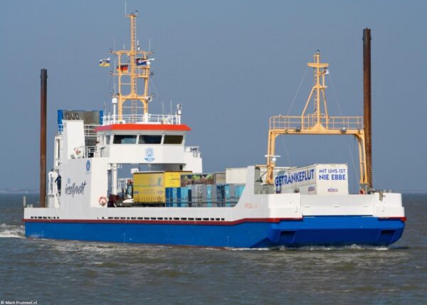 Frisia VIII arriving in Norddeich, 20-09-2024