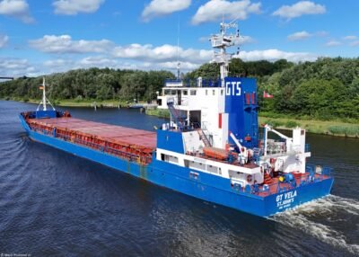 GT Vela in Kiel Canal passing Hohenhörn, 22-07-2024