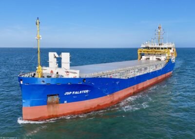 JSP Falster arriving in Dunkirk, 08-08-2024