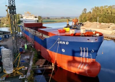 Jan D under construction at GS Yard in Waterhuizen, 06-10-2024
