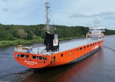 Lady Mathilde in Kiel Canal passing Hohenhörn, 25-07-2024