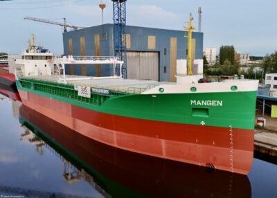Mangen under construction at Ship and Steelbuilding B.V., 17-08-2024