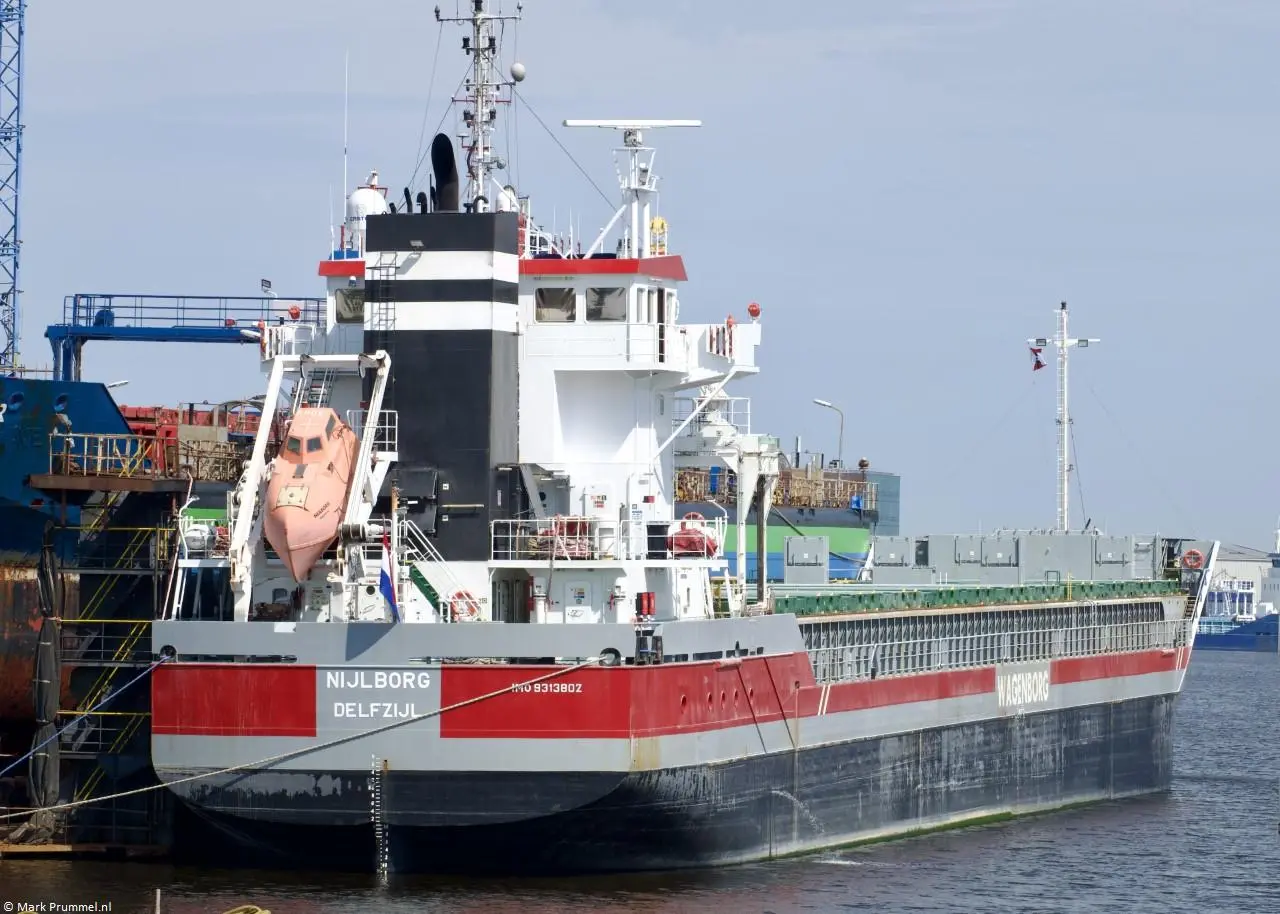 Nijlborg moored in Delfzijl, 21-07-2024