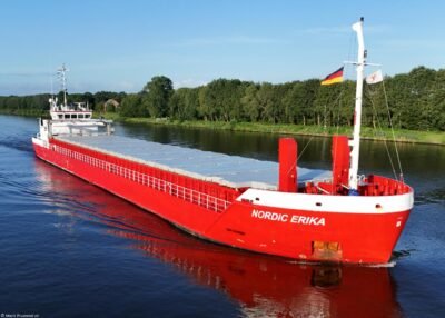 Noric Erika in Kiel Canal passing Oldenbüttel, 24-07-2024