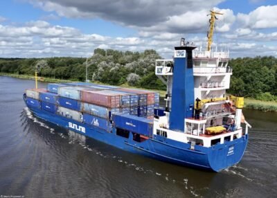 Odin in Kiel Canal passing Hohenhörn, 22-07-2024