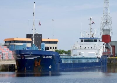 Elsborg moored in Delfzijl, 21-07-2024