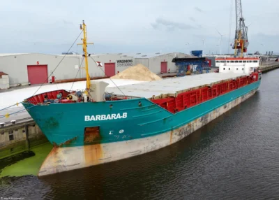 Barbara-B moored in Delfzijl, 26-07-2024