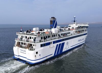 Friesland in the Slenk underway to Terschelling, 25-10-2024