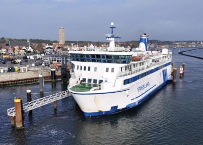 Friesland moored at Terschelling, 25-10-2024