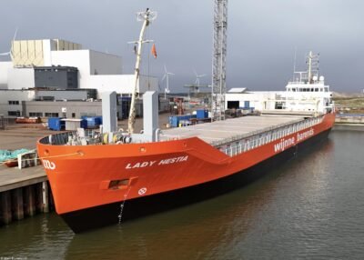 Lady Hestia at Damen Shiprepair in Harlingen, 25-10-2024