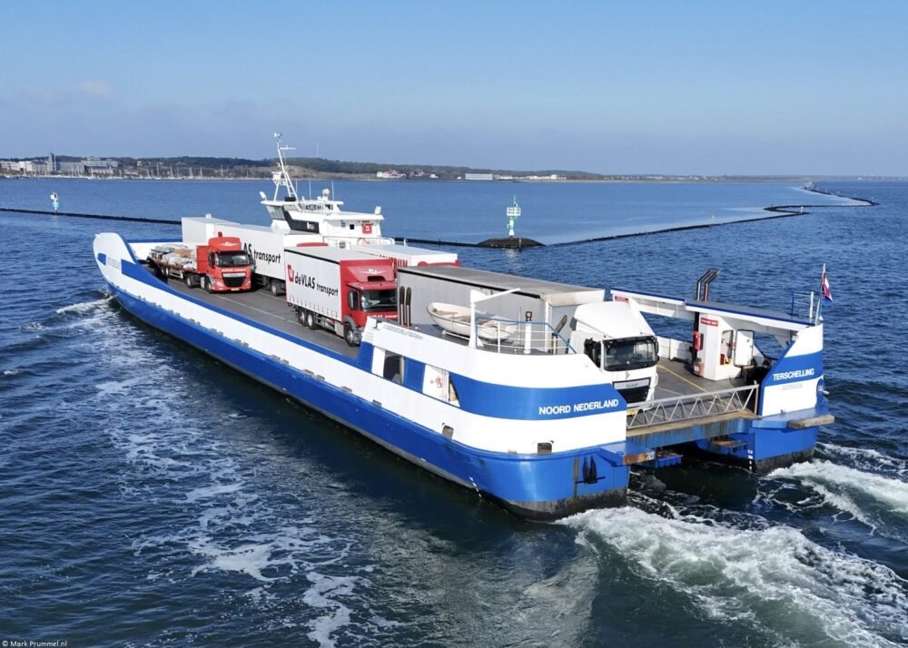 Noord Nederland arriving at Terschelling, 25-10-2024