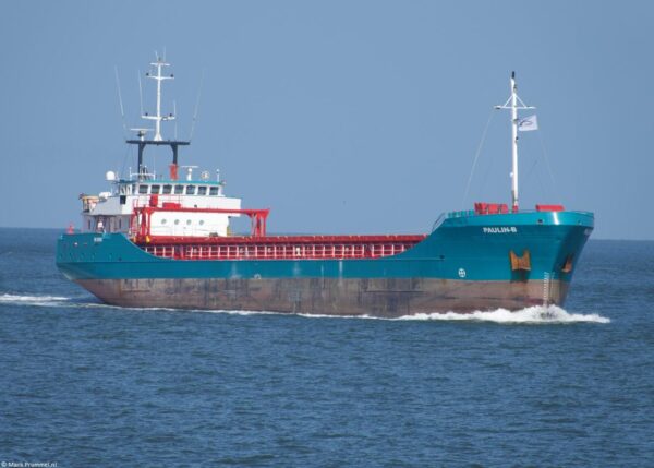 Paulin-B passing Cuxhaven, 31-08-2024