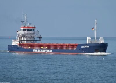 Rix Sapphire passing Cuxhaven, 31-08-2024