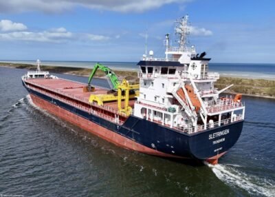 Sletringen arriving in Dunkirk, 10-08-2024