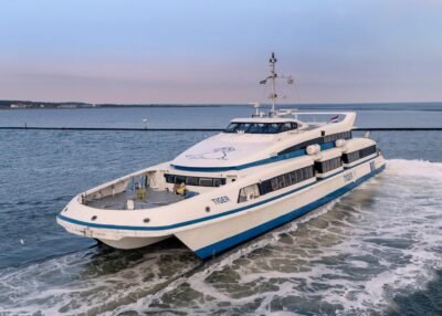 Tiger departing from Terschelling, 24-10-2024