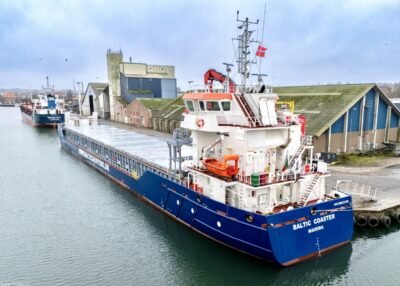 Baltic Coaster moored in Kolding, 26-12-2024