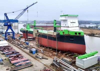 FWN Adriatic under construction at shipyard Ferus Smit in Leer, 21-12-2024