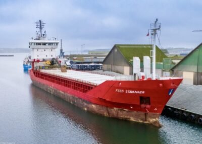 Feed Stavanger moored in Kolding, 26-12-2024