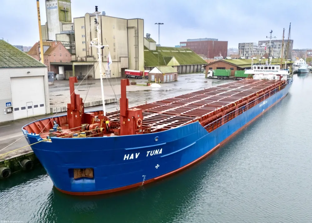 Hav Tuna moored in Kolding, 26-12-2024