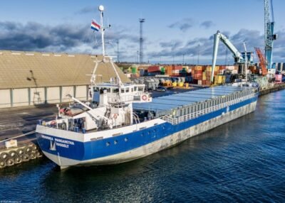 Hendrika Margaretha moored in Fredericia, 23-12-2024