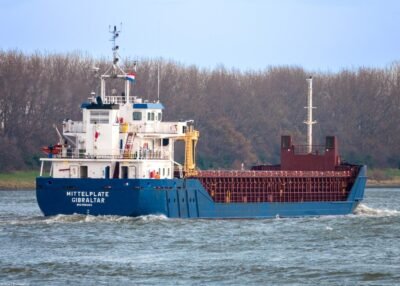 Mttelplate inbound Rotterdam, 01-12-2024