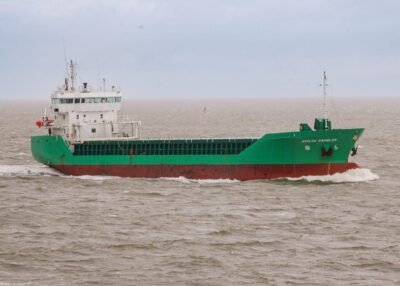 Arklow Rambler passing Cuxhaven, 08-09-2007