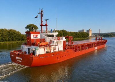 Eknoe in Kiel Canal passing Hohenhörn, 26-07-2024