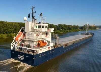 Estemar in Kiel Canal passing Hohenhörn, 26-07-2024