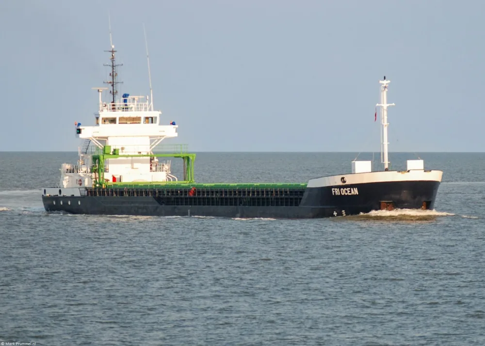 Fri Ocean on the North Sea bound for Rotterdam, 14-06-2009