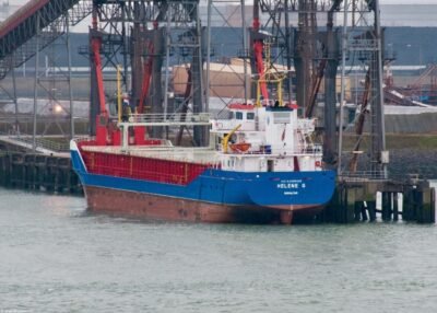 Helene G moored at Rotterdam Maasvlakte, 16-12-2012