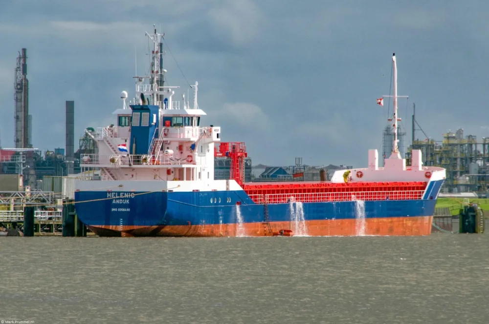 Helenic moored in Delfzijl, 29-08-2011
