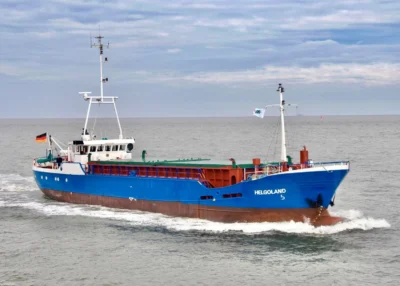 Helgoland arriving in Cuxhaven, 30-10-2009