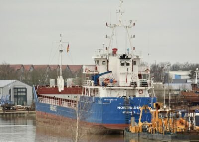Nortrader moored in Leer, 26-03-2017